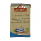 Leckers bio állati eredetű zselatinlap 12db Leckers bio állati eredetű zselatinlap 12db