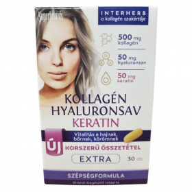Interherb Kollagén Hyaluronsav kapszula - extra 30db
