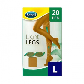 Scholl Light Legs Beige 20 DEN L kompressziós harisnya 1db