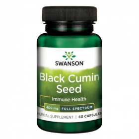 Swanson Black Cumin seed feketeköménymag 400mg kapszula 60db