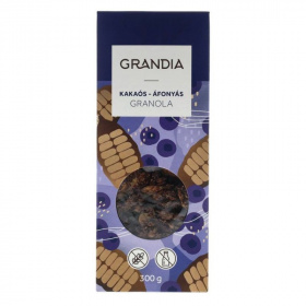 Grandia kakaó-áfonya granola gluténmentes laktózmentes 300g