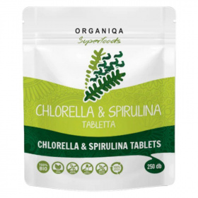 Organiqa Bio Chlorella és Spirulina tabletta 250db