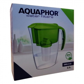 Aquaphor vízszűrő kancsó - Smile (ciklámen, A5 szűrőbetéttel) 1db