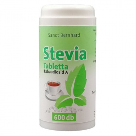 Sanct Bernhard stevia tabletta Rebaudiozid A-val 600db