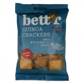 Bett'r Quinoa crackerek füstölt paprikával bio 100g