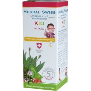 Herbal Swiss Kid gyógynövényes folyékony étrend-kiegészítő 150ml