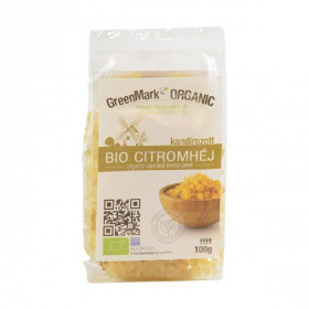 GreenMark bio kandírozott citromhéj 100g