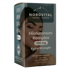 Nordvital Hialuronsav komplex vegán kapszula 30 db