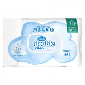 Violeta popsitörlő (water care, újszülöttek részére, 99% vízzel, műanyag mentes csomagolásban) 56db