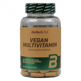 BioTechUSA Vegan Multivitamin tabletta 60db