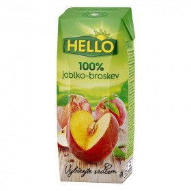 Hello alma-őszibaracklé (100%) 250ml
