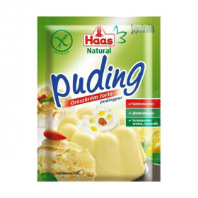 Haas Natural pudingpor - oroszkrémes 40g