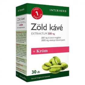 Interherb Napi 1 Zöldkávé extratum + Króm kapszula 30db