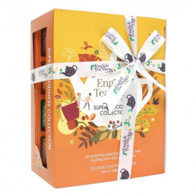 English Tea Shop 12 bio ajándék super goodness selyempiramis filteres teaválogatás 24g