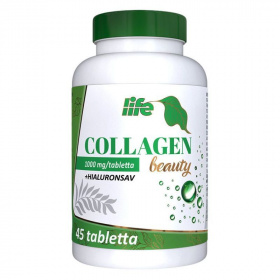 Life Collagen beauty 1000mg + hyaluronsav kapszula 45db