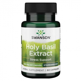 Swanson Holy basil Szent bazsalikom kivonat 400mg kapszula 60db