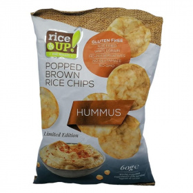 RiceUp! humusz ízű barna rizs chips 60g