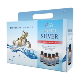 Crystal Silver Natur Power Pack ezüstkolloid kollekció 5x100ml
