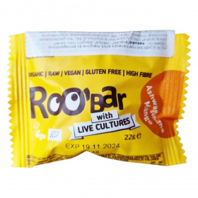 Roobar Bio nyers Energiagolyó Mangó-Ashwaganda 22g - kifutó