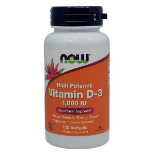 Now D3-vitamin kapszula 180db