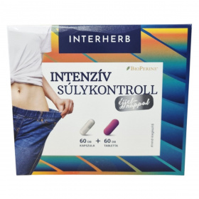 Interherb Intenzív Súlykontroll fogyókúrás kapszula és tabletta (2x60db) 120db