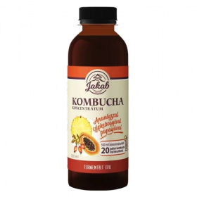 Jakab Kombucha tea koncentrátum (ananász, csipkebogyó papaya, echinacea, C-vitamin) 500ml