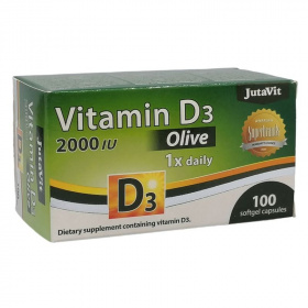 JutaVit D3-vitamin 2000NE olíva lágykapszula 100db