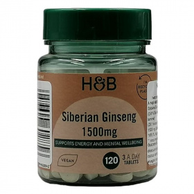 H&B Szibériai Ginseng tabletta 1500 mg 120 db