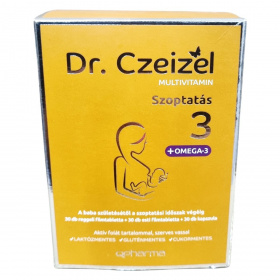 Dr. Czeizel Multivitamin Szoptatás 3 filmtabletta és kapszula (3x30db) 90db