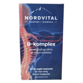 Nordvital B-komplex vegán kapszula 60db