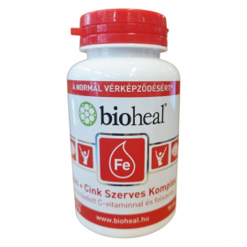 Bioheal Vas + Cink Szerves Komplex 70db