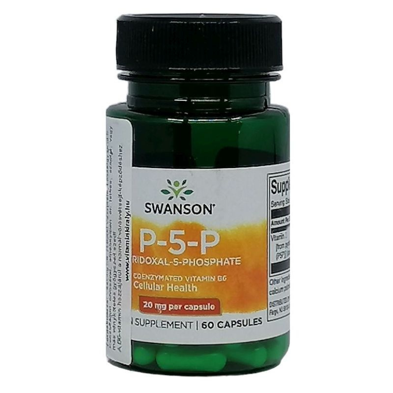 3530 Ft Swanson B6vitamin P5P (P5P) kapszula 60db Egészségpláza