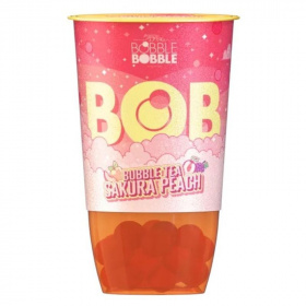 Bob Bubble tea üdítőital - őszibarack, licsi, szőlő 360ml