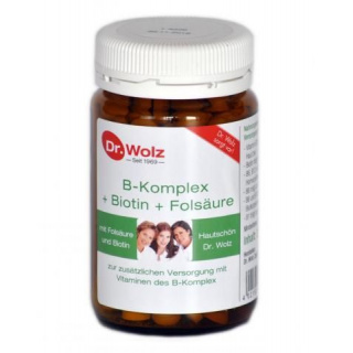 Dr. Wolz B-Komplex + Biotin + Folsav tabletta 300db