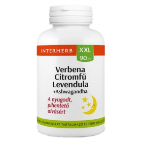 Interherb XXL Verbena + Citromfű + Levendula + Ashwagandha tabletta 90db