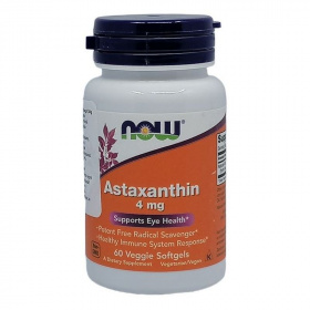 Now Astaxanthin 4mg kapszula 60db