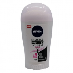 Nivea Invisible For Black and White clear deo stift 40ml