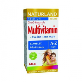 Naturland multivitamin A-Z tabletta 60db