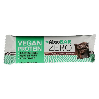 AbsoBAR ZERO vegán proteinszelet - dupla csokoládés brownie 40g