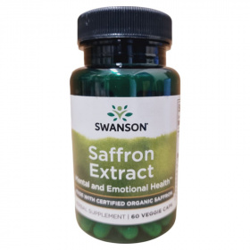 Swanson Saffron organikus sáfrány kivonat 30mg növényi kapszula 60db