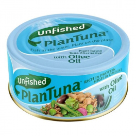 Unifished Plantuna vegán tonhal stílusú készítmény (oliva olajban) 150g