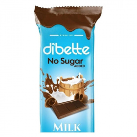 Dibette nas tejcsokoládé (hozzáadott cukor nélkül) 20g