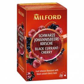 Milford feketeribizli-cseresznye ízű gyümölcstea (20 x 2,5g) 50g