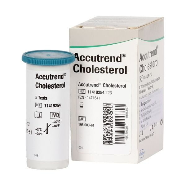 AccuTrend Cholesterol tesztcsík 25db - Egészségpláza Budapest