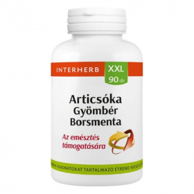 Interherb XXL Articsóka Gyömbér Bormenta kapszula 90db