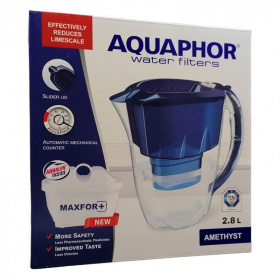 Aquaphor Amethyst (kék, B100-25 betéttel) vízszűrő kancsó 1db