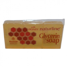 Victoria Naturline valódi glicerinszappan - méz (3x85g) 3db