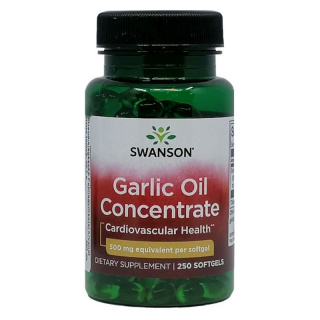 Swanson Garlic Oil (Fokhagymaolaj) 500mg kapszula 250db