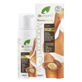 Dr.Organic Moroccan Glow Önbarnító hab - dark 150ml