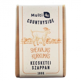 Multi 4u Countryside kecsketej szappan - sheavajas, kurkumás 100g